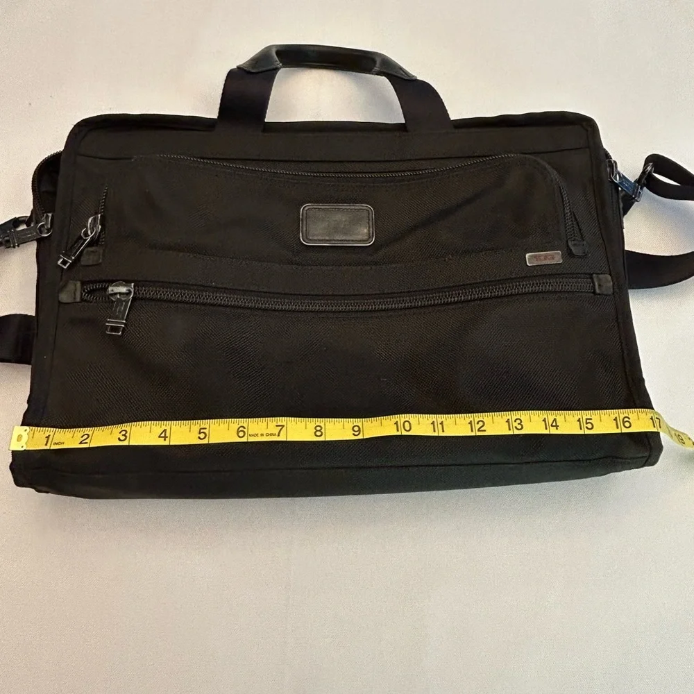 TUMI Alpha Ballistic Nylon Laptop Briefcase Trolley Sleeve 26111DH 12x17x3.5